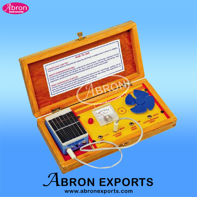 Photo Cell solar cell in Box with LED trainer Abron AE-1367E